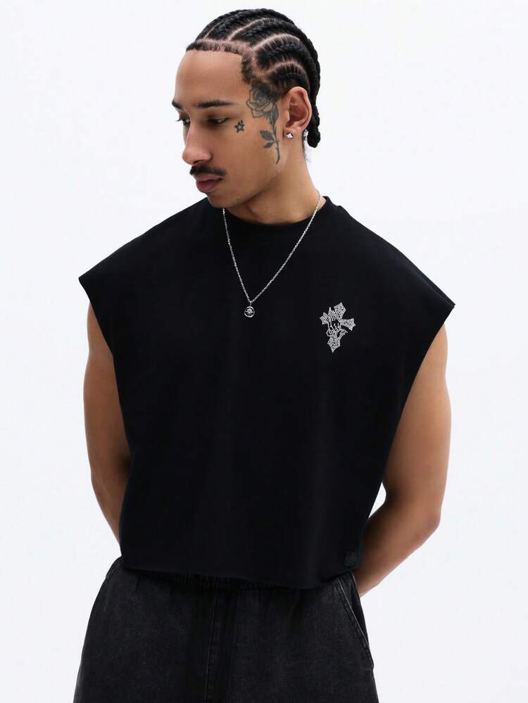 Cross With Praying Hands Graphic Tank