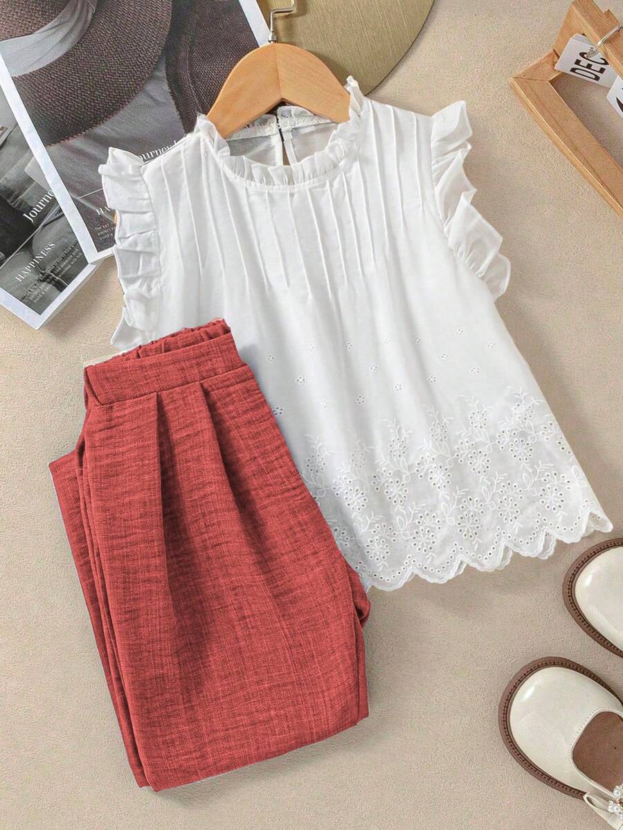 Girls Casual Back To School Solid Top Tween - Multicolor - View 1