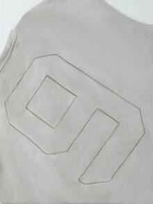 SUMWON Embroidered Tank Top Sleeveless Muscle Tee Casual Summer Beach Vacation Relaxed Fit Athletic Number Print Vacation - Apricot - View 4