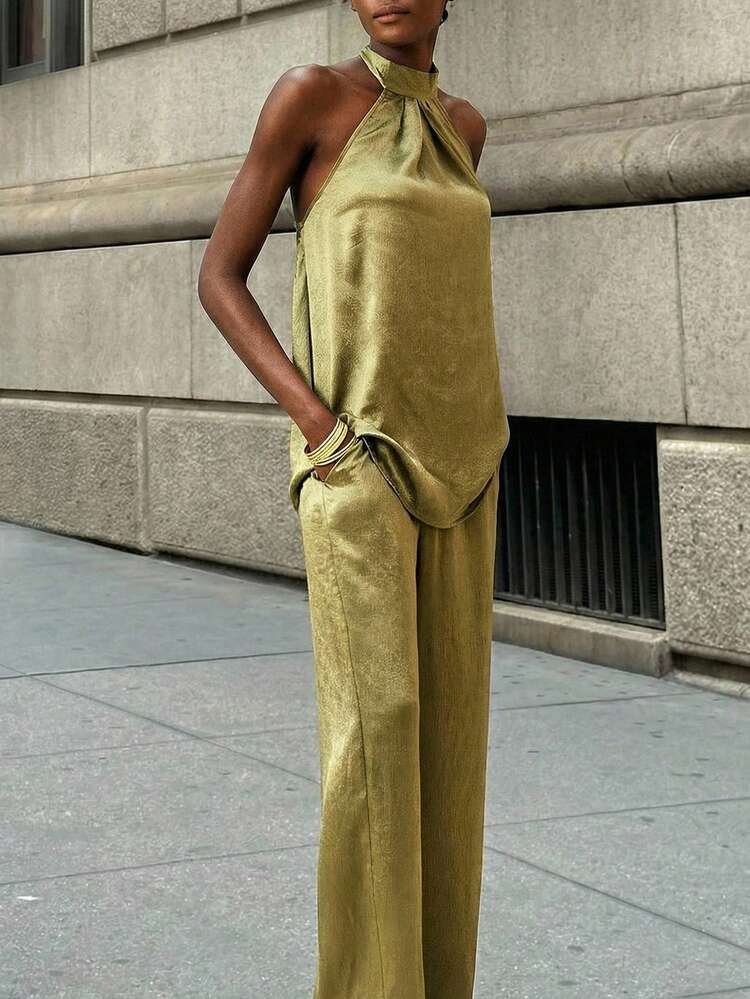 SHEIN Maija Outfit Deas For Sets,Women Two Pieces Outfits For Daily Wear  Romantic, Fashion, Versatile; Suitable For Summer Vacation, Comfortable, Bohemian Style, Beach Wear, Festival Outfits For Women , Casual Sets For Women ,Vacation Outfits Women,Summer Holiday Outfits ,Beach Vacation Outfits For Women