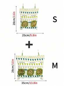 1 pieza Bolsa colgante para alimentar heno con gran capacidad, hecha de tela Oxford impermeable, adecuada para conejos y cobayas, apta para jaula de mascotas o colgar por separado - Multicolor - Ver 24