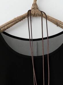 Rusticease Robe d'été décontractée grande taille à imprimé géométrique patchwork - Multicolore - Voir 4