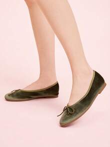 CUCCOO DOLLMOD Women Flats Valentine's Day - Dark Green - View 3