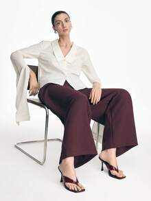 Mnmlis Women Gladiator Sandals Valentine's Day - Burgundy - View 3