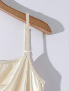 GlowEve Women's Elegant Casual Commuting Camisole & Pants 2 Pieces Set - Apricot - View 4