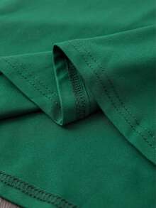 EMERY ROSE Koszulka damska z nadrukiem na Dzień Świętego Patryka – luźna koszulka z krótkim rękawem i okrągłym dekoltem z wyrazistym wzorem koniczyny, idealna do wiosennych i letnich stylizacji, T-shirty damskie, zielona koszulka damska z nadrukiem, zielona koszulka z nadrukiem, zielone koszulki z nadrukiem, damskie koszulki vintage, damskie - Zielony - Zobacz 4