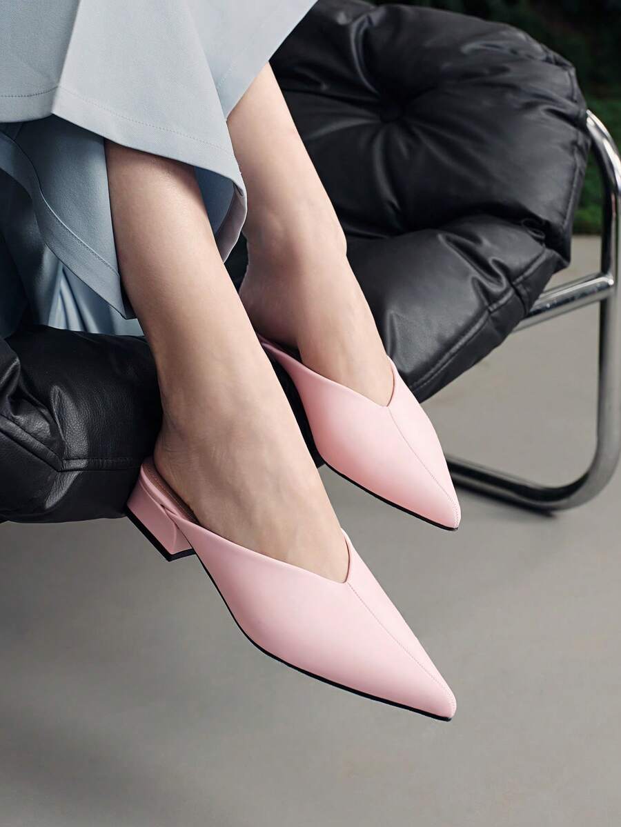 CUCCOO BIZCHIC 25cm Spring/Summer New Pointed Toe Pink Platform Fashion High Heel Pumps, Casual Style Valentine's Day - Pink - View 1