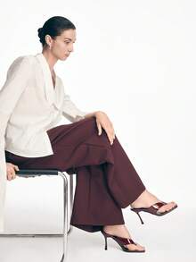 Mnmlis Women Gladiator Sandals Valentine's Day - Burgundy - View 8