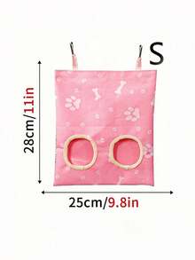 1 pieza Bolsa colgante para alimentar heno con gran capacidad, hecha de tela Oxford impermeable, adecuada para conejos y cobayas, apta para jaula de mascotas o colgar por separado - Multicolor - Ver 18