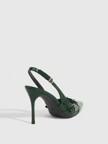CUCCOO SZL 女士高跟鞋 - 墨綠色 - 查看 4