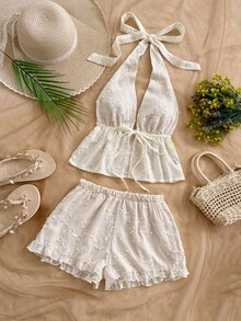 Soleia 女士两件套服装 - 鵝黃色 - 查看 5