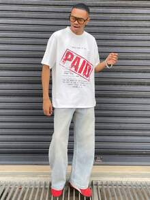 Ngobest Haus Ngobest Haus 男士新款时尚嘻哈印花T恤 - 白色 - 查看 5