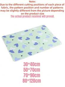 Washable Incontinence Pads, Leak-Proof Bed Care Mats For Elderly & Pets, Multiple Sizes & Colors, Non-Woven Fabric, Ideal For Menstruation & Home Use - Multicolor - View 18