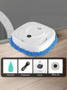 Teckwe Máy lau sàn khô và ướt thông minh P6 (Sử dụng trong nhà): Cấu hình tiêu chuẩn bao gồm pin 1800mAh và pin dự phòng. Máy có tính năng tự động làm sạch và châm nước, kết hợp lau nhà và tạo ẩm trong cùng một thiết bị, lý tưởng cho phòng ngủ và phòng khách. - Nhiều màu - Xem 13