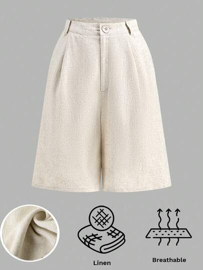 Lavishia Women's Fashion Casual Commuting Daily 5-Inch Shorts