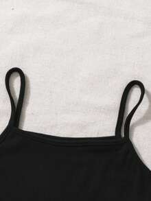 SHEIN Genkimix Kids 3pcs Classic Simple Comfortable Versatile Camisole Set For Tween Girls - Multicolor - View 7