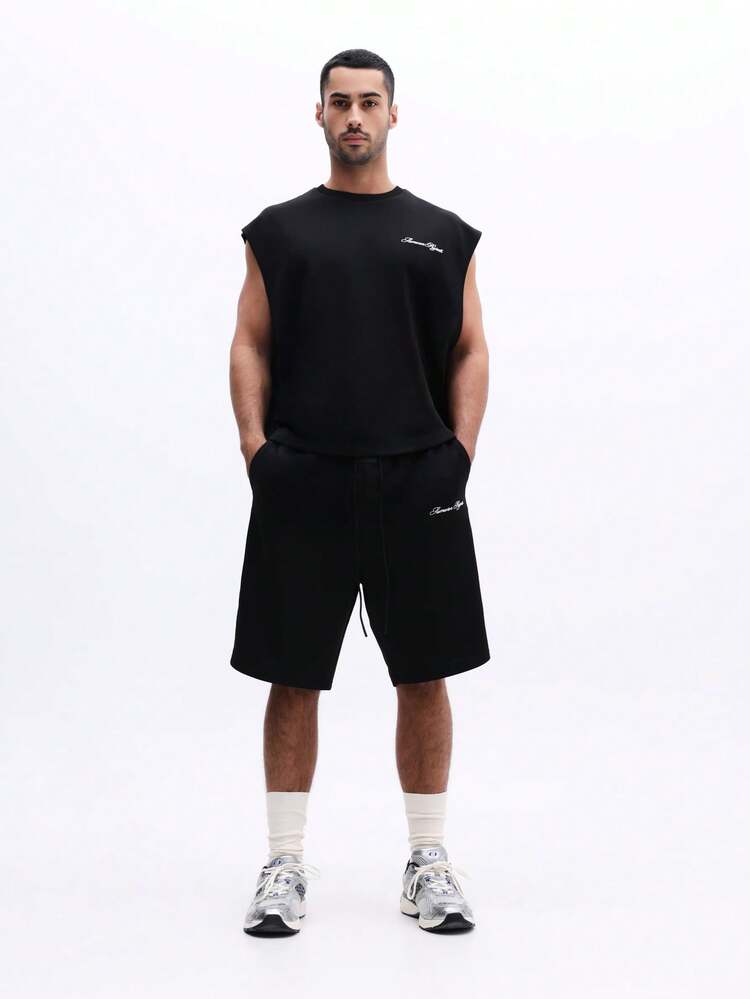 Completo canotta e pantaloncini con scollo rotondo