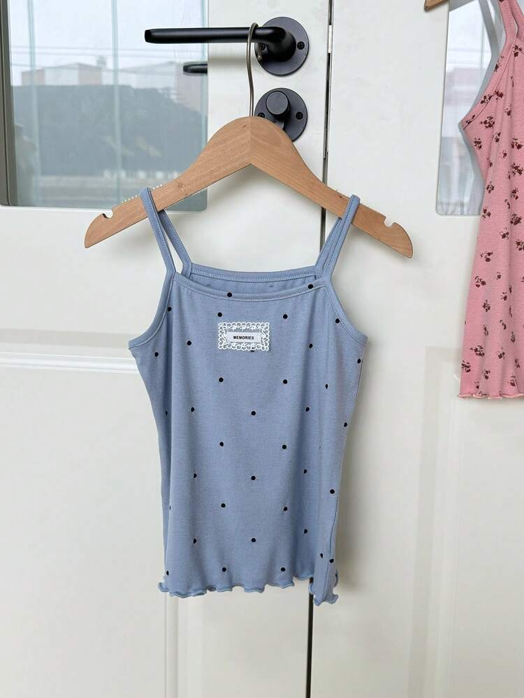 Young Girl Casual Ditsy Floral Camisole, Summer