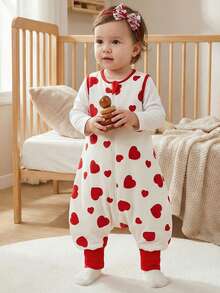 Cozy Pixies 1-Piece 12-24 Month Old Baby Sleeping Bag Valentine's Day Love, Soft And Comfortable - Multicolor - View 2