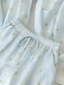 GlowEve CURVE Damen Große Größen Blumen Lässig Outfit, Frühling/Sommer - Weiss - Übersicht 6