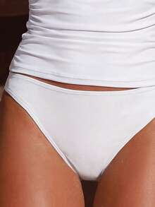 Swim Vcay 2026 Spring/Summer Metallic Shoulder Strap Fitted Vacation Camisole Suitable For Beach Photography, White Women's Bikini Top - White - View 5