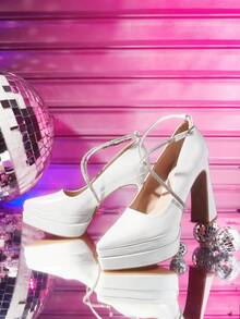 CUCCOO LuxiPop Women Pumps - White - View 2