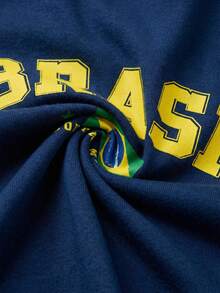 SHEIN EZwear Women's Casual Tight-Fitting Halter Neck Tank Top, English Letter Print Pattern, Suitable For Summer - Multicolor - View 4