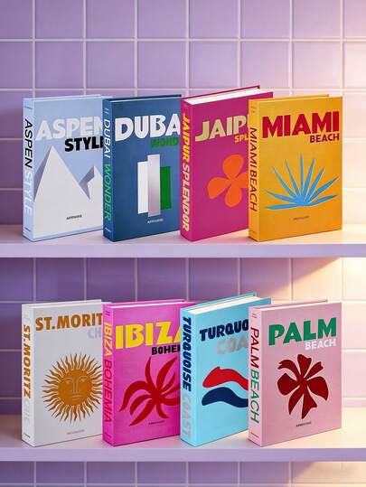 Joivida 1 Pc Modern English Minimalist Fake Books, Foldable Simulation Books, Soft Decoration Model Room Ornaments, Hotel,Library Decorative Books, Open Luxury Decorative Fake Books, Fashion Fake Book Decor, Designer Living Room Decorative Imitation Book Ornaments, Girl Gifts, Suitable For Home Living Room,Office Decoration