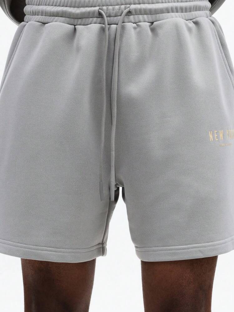 Polo Shirt And Shorts Set With Print