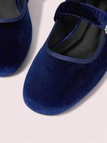 CUCCOO DOLLMOD Women's Casual Versatile Commute Simple Buckle Flats - Blue - View 8