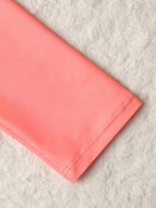 Swim Shayni New Summer Women Crew Neck Long Sleeve Waist Cinched Dress & Wide Leg Pants Ombre Print Casual Vacation Burkini Set - Multicolor - View 9