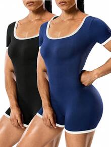 Velisys 无缝可转换短裤（前后均可翻转） - 彩色 - 查看 3