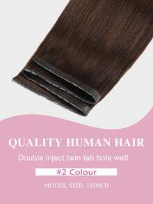 Double Invisible Glueless Remy Butterfly Weft Hair With Micro Beads Double PU Weft Hair Extensions Seamless Invisible Beaded Weft Extensions - S2 - View 3