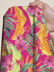 Slaydiva Spring/Summer Women's Sleeveless Halter Mini Dress/New Music Festival/Western /Boho/Easter/Nashville/Birthday/Graduation Student Daily/Casual All-Match Versatile Leisure/Cruise/Travel Beach Sunbathing/Vacation/Vibrant Floral Sleeveless Halter Mini Dress - Multicolor - View 7