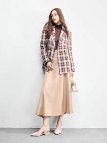 CUCCOO BIZCHIC Zapatos de tacón bajo de punta elegante para mujer para ir al trabajo - Blanco - Ver 7