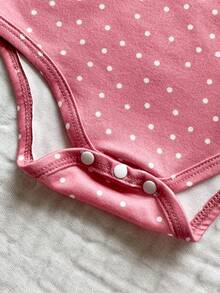 SHEIN Vintaside Kids 3件套新生儿男宝宝休闲短袖连体衣，夏季 - 彩色 - 查看 5