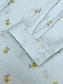 GlowEve CURVE Damen Große Größen Blumen Lässig Outfit, Frühling/Sommer - Weiss - Übersicht 4