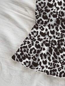 Soleia 女士休闲度假胸前褶皱抽绳露背吊带紧身背心，适合夏季度假 - 灰色 - 查看 3