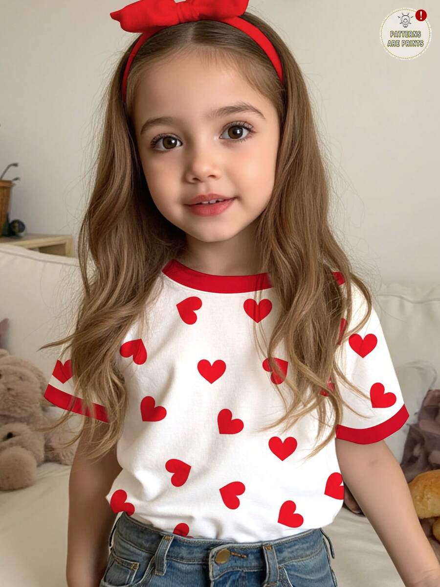 SHEIN 女童T恤 - 彩色 - 查看 1