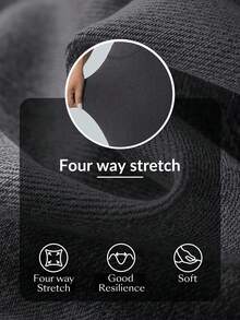 Flexra Plus Size Casual Distressed Relaxed Fit Stretchy Knit Skinny Jeans - Grey - View 6