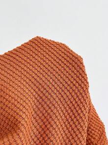 Soleia Women's Summer Vacation Solid Color Twist Strap Jumpsuit - Brown - View 6