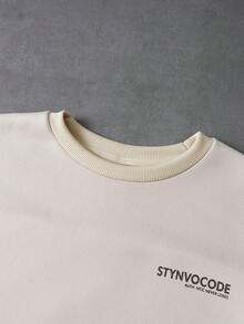 PAVTROS 男士卫衣套装 - 杏色 - 查看 3