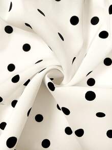 GlowEve Women's Woven Polka Dot Elegant And Fashionable Summer Top - Apricot - View 4