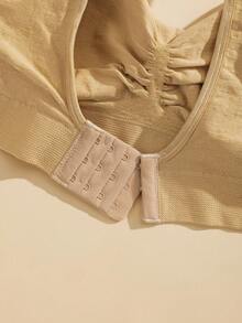 NudeFit Sutiã Confortável Feminino, Sutiã de Cobertura Total ComfortFlex Fit - Damasco - Visão 9