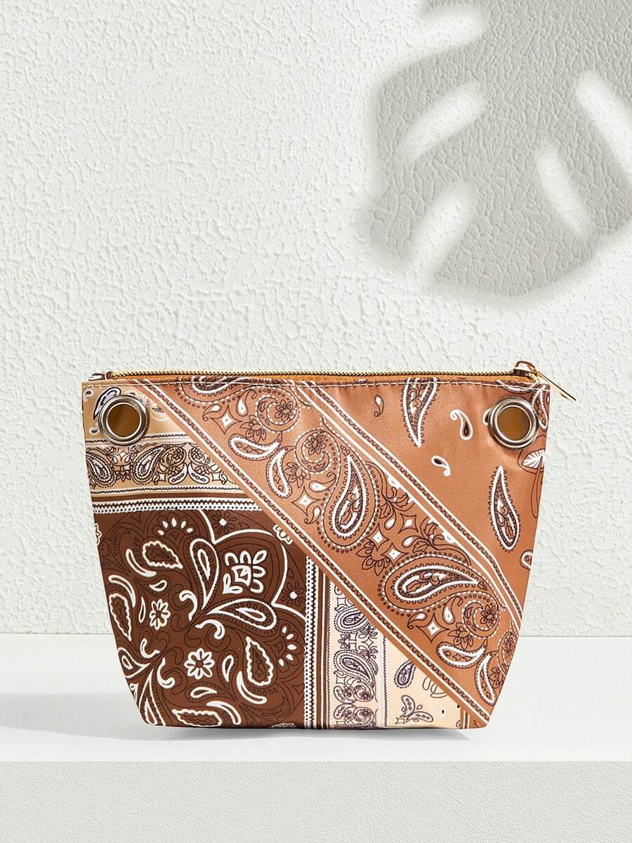 SHECARRY Women's Casual Paisley Print Clutch Bag - Multicolor - View 1