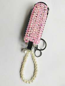 1pc Folding Portable Comb With Mirror, Clay Air Cushion Brush, Keychain, 2-In-1 Makeup Mirror Accessory, Bag Charm - 彩色 - 查看 24