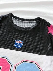 AXEPEAK 男士针织休闲宽松短袖T恤 - 彩色 - 查看 5