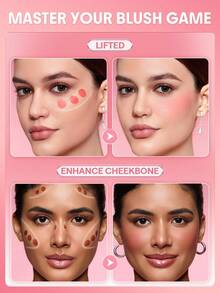 SHEGLAM FäRg Bloom Liquid Blush Matt Finish-Hush Hush Gel Cream Blush LåNgvarig Ej Blekande HöGpigmenterad LäTtvikt LåNgt Slitage Smidig Blusher Jul Vinterpresenter Blush MäRke SköNhet Smink Kosmetika FöR Kvinnor Och Flickor Perfekt FöR Vinter VåR Idealisk FöR Y2K Elegant Mode Passande FöR FöDelsedag GåVa Fest Klar BäSt FäRg - Hush Hush - Visa 8