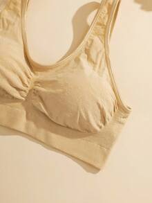 NudeFit Sutiã Confortável Feminino, Sutiã de Cobertura Total ComfortFlex Fit - Damasco - Visão 6