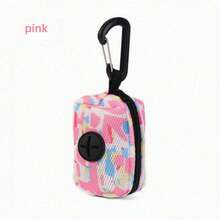 1Pc Pet Walking Printed Trash Bag Dispenser, Fashion Dog Poop Clean-Up Bags, Leash Clip On Waste Bag Holder - Multicolor - View 20